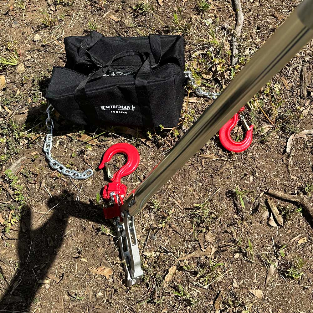 hain grab boundary strainer on ground