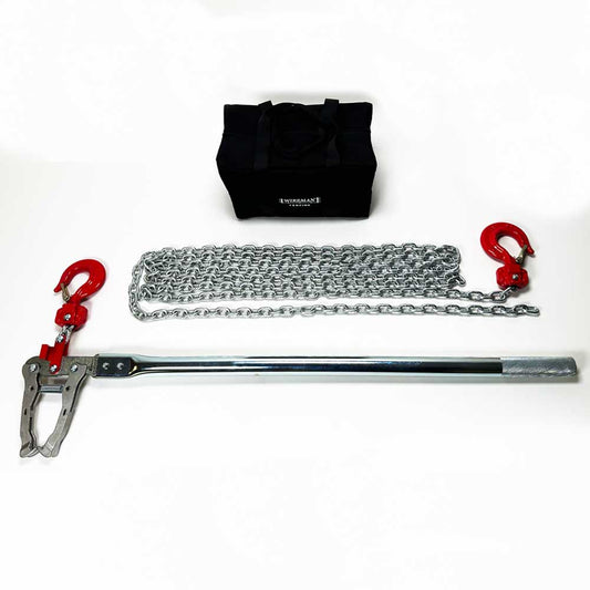 Chain grab boundary strainer